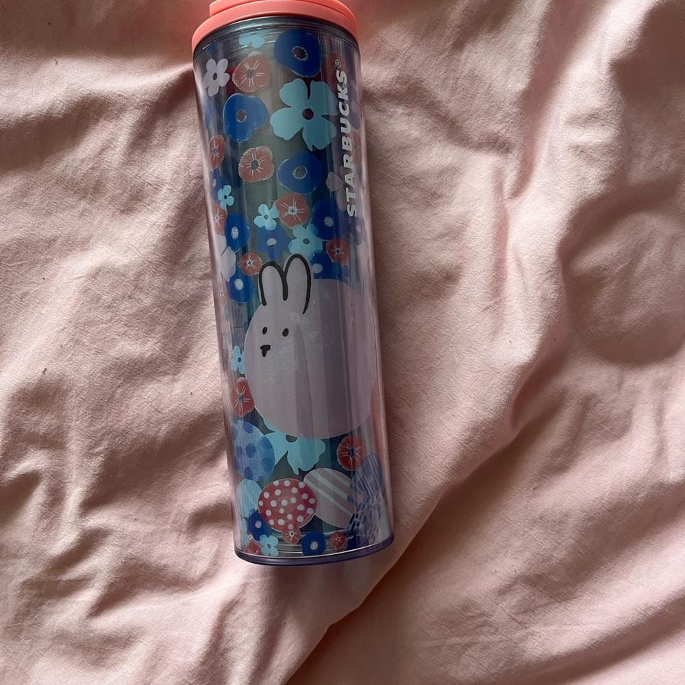 2020 Starbucks Easter Bunny Reusable Cold Cup Tumbler